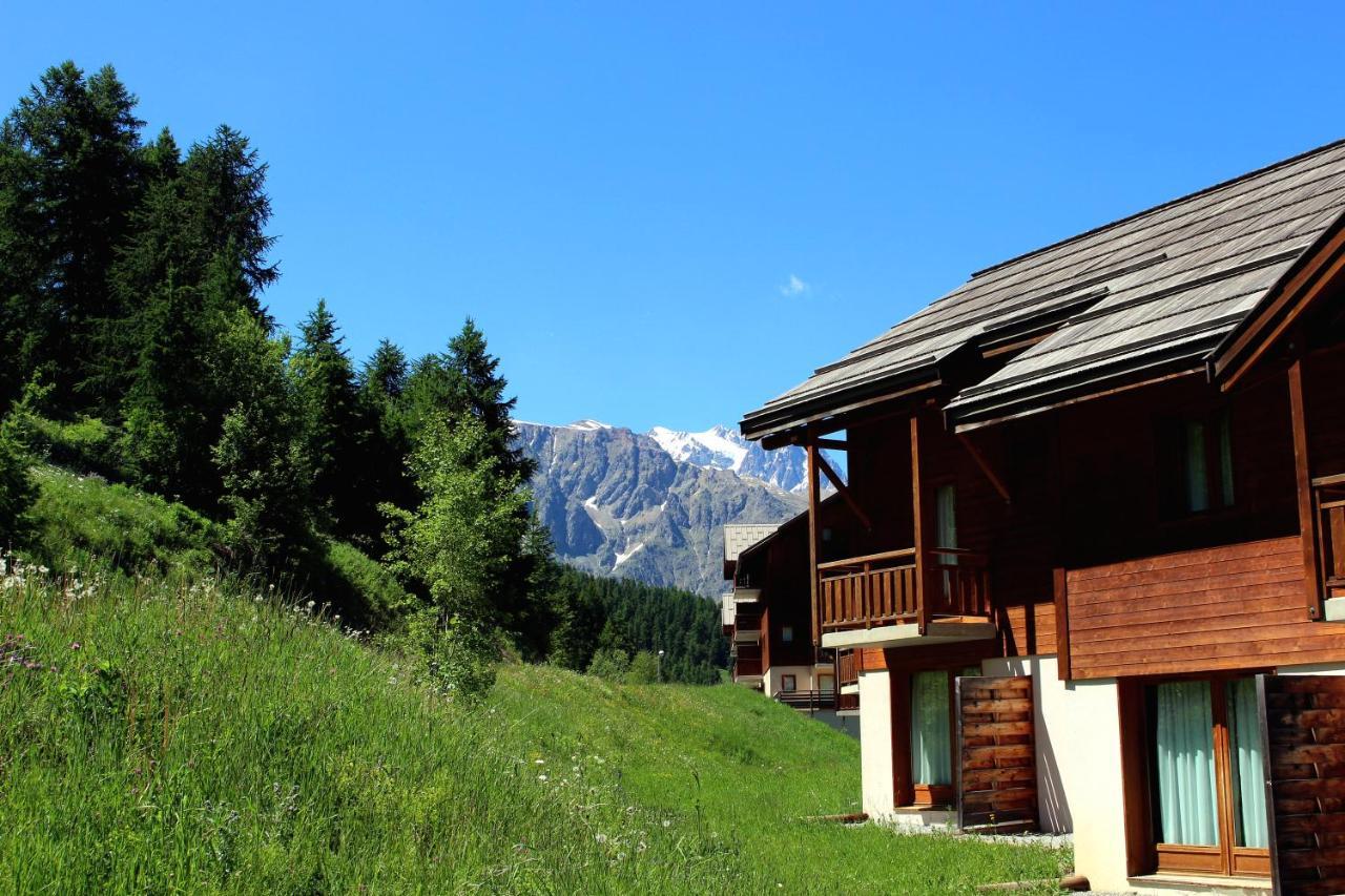 Ferienwohnung Les Chalets Du Parc Aux Etoiles - Cimes Et Neige Puy-Saint-Vincent Exterior foto